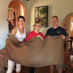 Ladybug Art Calligraphy Studio - A lovely custom alpaca wool lap afghan made by Susan Hull. A very sentimental gift!