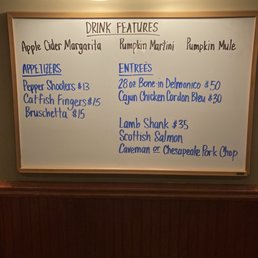 Tonight's Specials