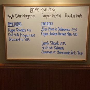 Marty's Blue Room - Tonight's Specials - New American Near Me - Nanticoke, Pennsylvania