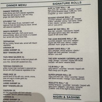 Yu or Mi Sushi - menu - Sushi Bars Near Me - Las Vegas, Nevada Yu or Mi Sushi - menu - Sushi Bars Near Me - Las Vegas, Nevada