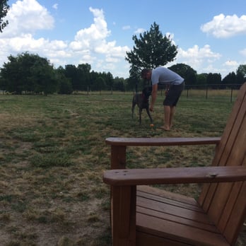 Halifax County Visitor Center Dog Run - Comfy chairs for us humans - Dog Parks Near Me - Roanoke Rapids, North Carolina