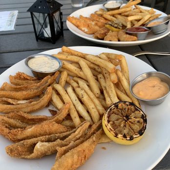 The Grille - Perch two ways - fried and sautéed. - American Near Me - Benton Harbor, Michigan