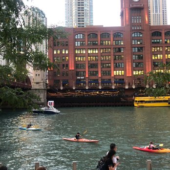 Chicago Riverwalk - view from the steps - Landmarks & Historical Buildings Near Me - Chicago, Illinois