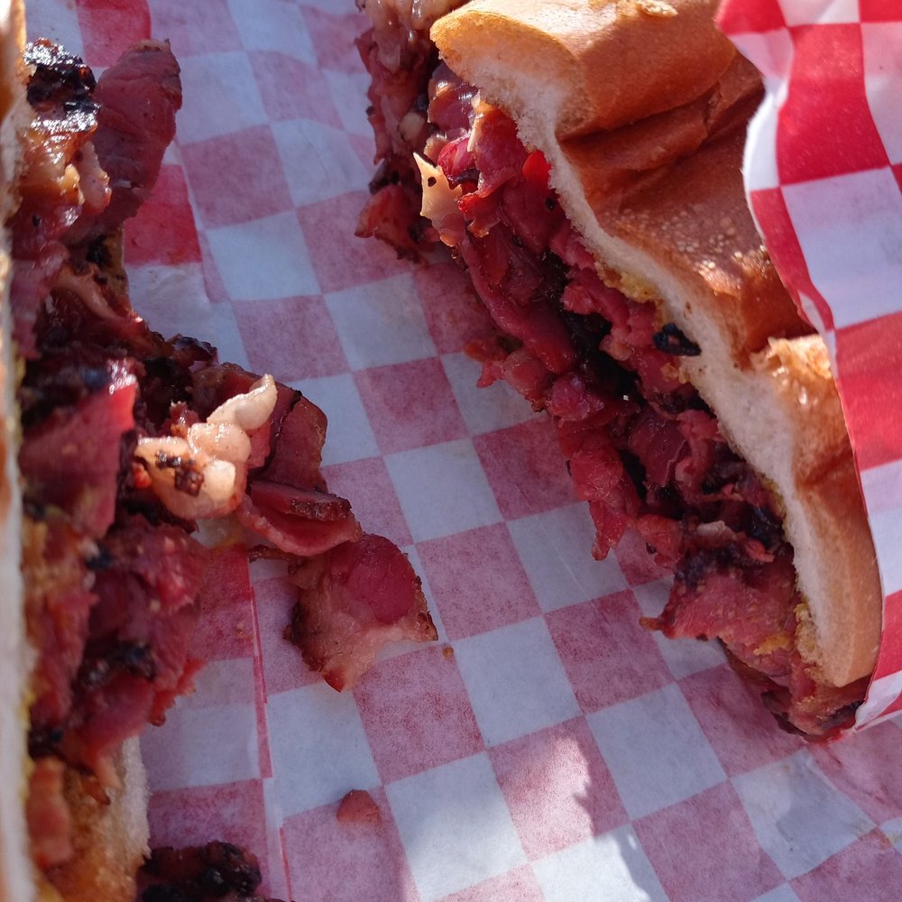Fantasy Burgers - This is a small ass pastrami the staff are not wearing any mask be careful they spitting all over the place - Burgers Near Me - Long Beach, California Fantasy Burgers - This is a small ass pastrami the staff are not wearing any mask be careful they spitting all over the place - Burgers Near Me - Long Beach, California