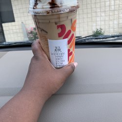 Dunkin' - This was so amazing it's a fvs and cs with whipped cream and chocolate sauce and cinnamon sugar