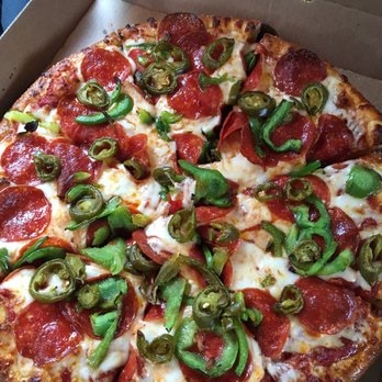Domino's Pizza - Pepperoni, green peppers and jalapeños - Pizza Near Me - Juneau, Alaska Domino's Pizza - Pepperoni, green peppers and jalapeños - Pizza Near Me - Juneau, Alaska