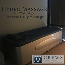 Crews Chiropractic - Hydromassage is part of our monthly Wellness Package. Call today and treat yourself!