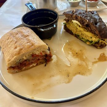 Zinc Bistro - Chicken curry salad on pumpernickel and a pastrami white cheddar dip - French Near Me - Scottsdale, Arizona Zinc Bistro - Chicken curry salad on pumpernickel and a pastrami white cheddar dip - French Near Me - Scottsdale, Arizona