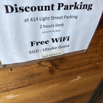 Ramen Utsuke - Free WiFi! - Ramen Near Me - Baltimore, Maryland