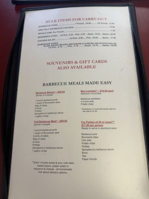 Menu photo 1 Sprayberry's Barbecue Newnan, GA Menu photo 1 Sprayberry's Barbecue Newnan, GA