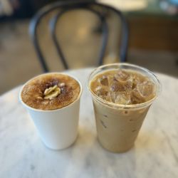 Mostra Coffee - Turon Crème Brûlée Latte and Blueberry Pancakes Latte