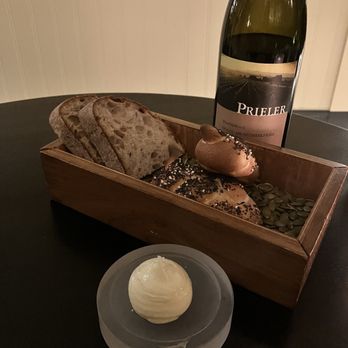 Koloman - Bread service and our Blaufränkisch - Austrian Near Me - New York, New York
