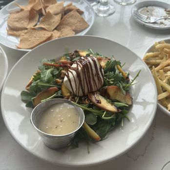 Nucky's Kitchen & Speakeasy - Peach and burrata salad - Speakeasies Near Me - Ventnor City, New Jersey Nucky's Kitchen & Speakeasy - Peach and burrata salad - Speakeasies Near Me - Ventnor City, New Jersey