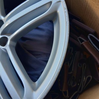 Curbside Wheel Repair - Before - Wheel & Rim Repair Near Me