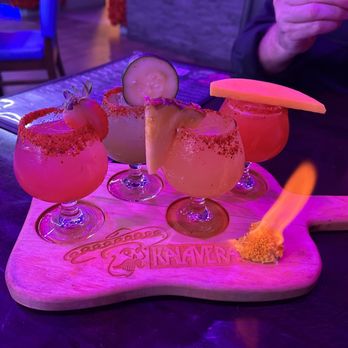 Kalaveras - Margarita flight - Mexican Near Me - Corona, California Kalaveras - Margarita flight - Mexican Near Me - Corona, California