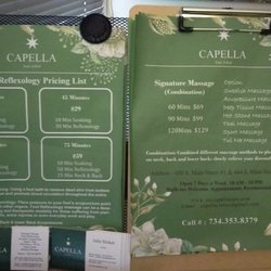 Capella - Menu