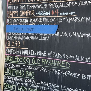 Huckleberry - Cocktail menu - Bars Near Me - New Paltz, New York