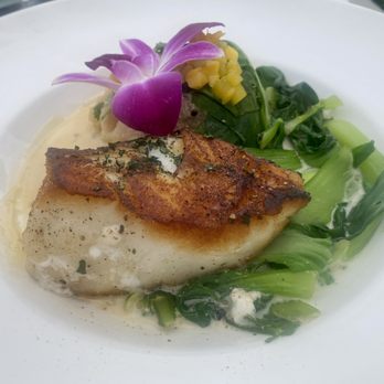 Geoffrey's Malibu - Pan Seared Chilean Sea Bass - Seafood Near Me - Malibu, California Geoffrey's Malibu - Pan Seared Chilean Sea Bass - Seafood Near Me - Malibu, California