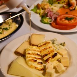 Avenida Brazil Churrascaria Steakhouse - Queso Asadero - Grilled Cheese with Honey