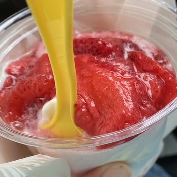 Andy's Frozen Custard - kids ice cream 4 oz small with frozen strawbs on top $4.50 - Ice Cream & Frozen Yogurt Near Me - Lakeland, Florida Andy's Frozen Custard - kids ice cream 4 oz small with frozen strawbs on top $4.50 - Ice Cream & Frozen Yogurt Near Me - Lakeland, Florida
