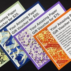 Amazing Paper - Amazing Paper Gift Vouchers.