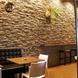 Tidwell Masonry - San Diego interior manufactured stone veneer at Starlite Lounge by Tidwell Masonry