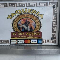 Taqueria El Rey Azteca - They do accept card now! :)