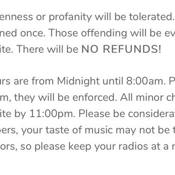 Wolf River Trips & Campground - From Wolf River Campground website-campground rules. - Rafting/Kayaking Near Me - New London, Wisconsin