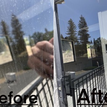 Ramirez Property Maintenance - Hard Water Stains and Paint Spots removed from window - Gutter Services Near Me Ramirez Property Maintenance - Hard Water Stains and Paint Spots removed from window - Gutter Services Near Me