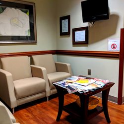 Penn Radiation Oncology Radnor - Penn Radiology, Radnor -- Waiting room, after getting in gown.