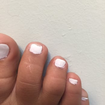 Golden Nails - This is what my toes looked like just after my pedicure. Didn't even leave the salon. Terrible service. - Nail Salons Near Me - Honolulu, Hawaii Golden Nails - This is what my toes looked like just after my pedicure. Didn't even leave the salon. Terrible service. - Nail Salons Near Me - Honolulu, Hawaii