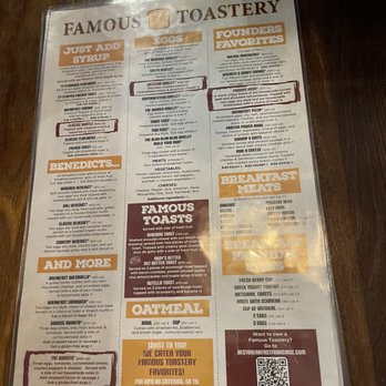 Famous Toastery - Menu - Breakfast & Brunch Near Me - Concord, North Carolina