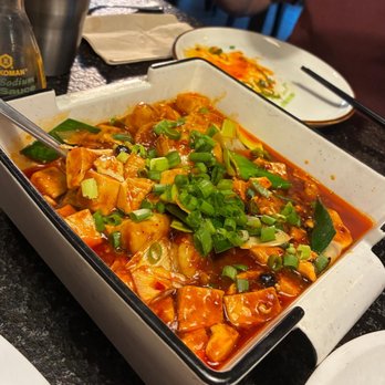 DJ Kitchen - Ma po tofu with shrimp - Szechuan Near Me - Philadelphia, Pennsylvania DJ Kitchen - Ma po tofu with shrimp - Szechuan Near Me - Philadelphia, Pennsylvania