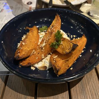 Bulla Gastrobar - Baked sweet potatoes - Spanish Near Me - Plano, Texas Bulla Gastrobar - Baked sweet potatoes - Spanish Near Me - Plano, Texas