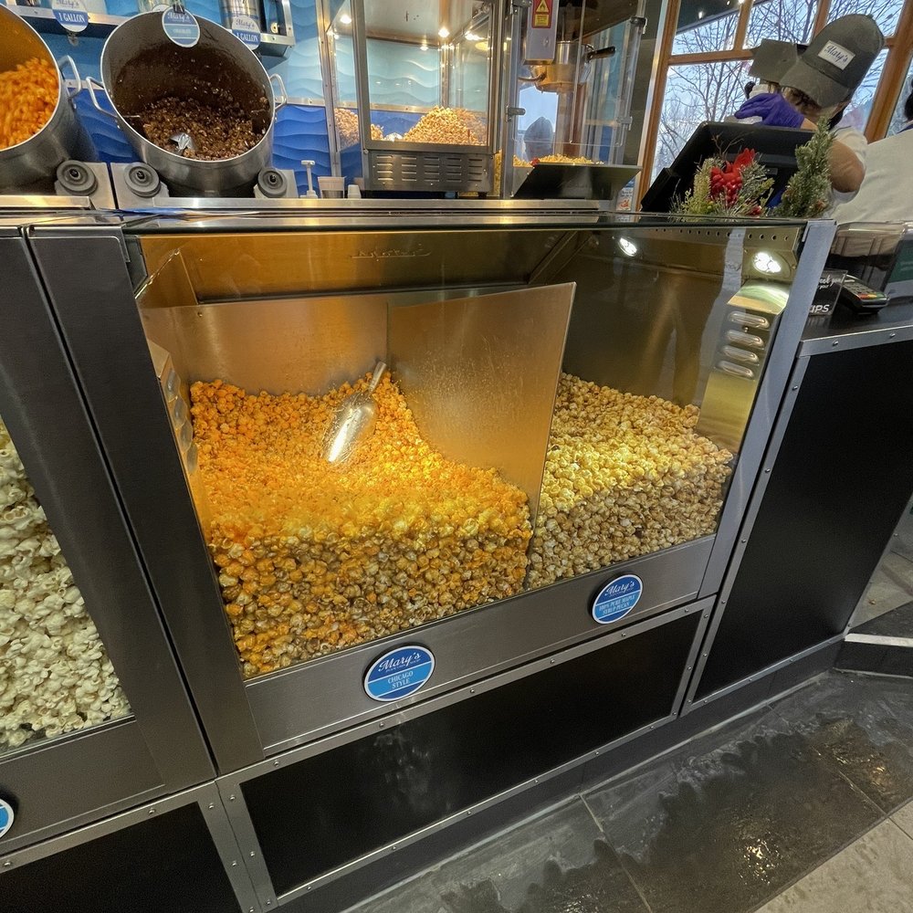 Mary's Popcorn Shop - Chicago style and maple syrup - Specialty Food Near Me - Banff, Alberta Mary's Popcorn Shop - Chicago style and maple syrup - Specialty Food Near Me - Banff, Alberta