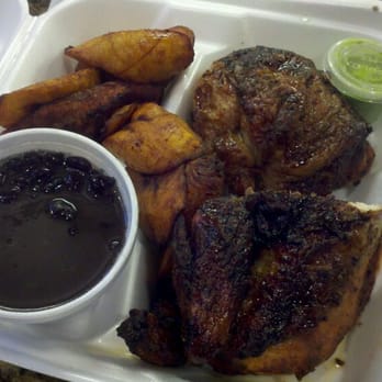 Pollo Amigo - 1/2 Chicken w/ Black Beans and Plantains. - Peruvian Near Me - Towson, Maryland