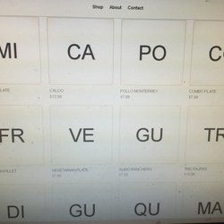 Nortenos Mexican Food - Part of the square order screen