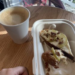 Katonah Reading Room - Brie honey toast, Gingerbread oat Latte 12oz