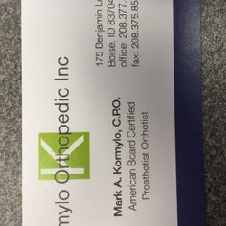 Kormylo Orthopedic Appliance