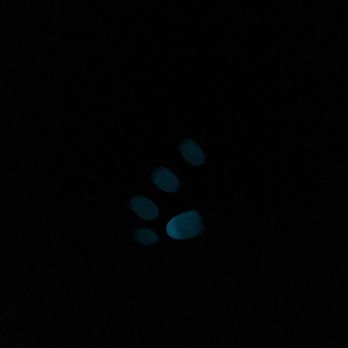 Golden Nails - They glow in the dark - Nail Salons Near Me - Fairfield, Connecticut