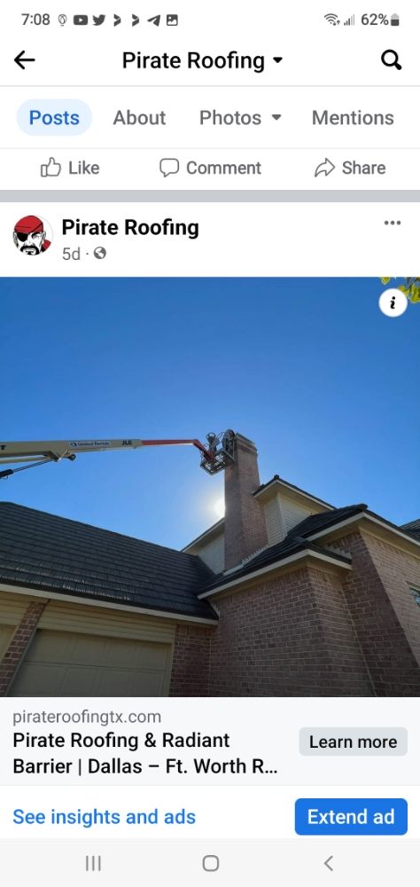 Slide of Pirate Roofing