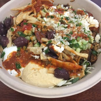 CAVA - Walked in the 100 degrees and brutal humidity to get a yummy Cava chicken bowl! - Mediterranean Near Me - Washington, DC, District of Columbia