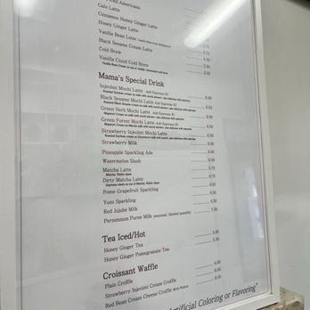Cafe De Mama - Menu as of 6/2025 - Coffee & Tea Near Me - Los Angeles, California Cafe De Mama - Menu as of 6/2025 - Coffee & Tea Near Me - Los Angeles, California