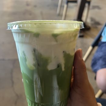 Pause Coffee House - Banana pudding Matcha Latte - Coffee & Tea Near Me - Fair Oaks, California