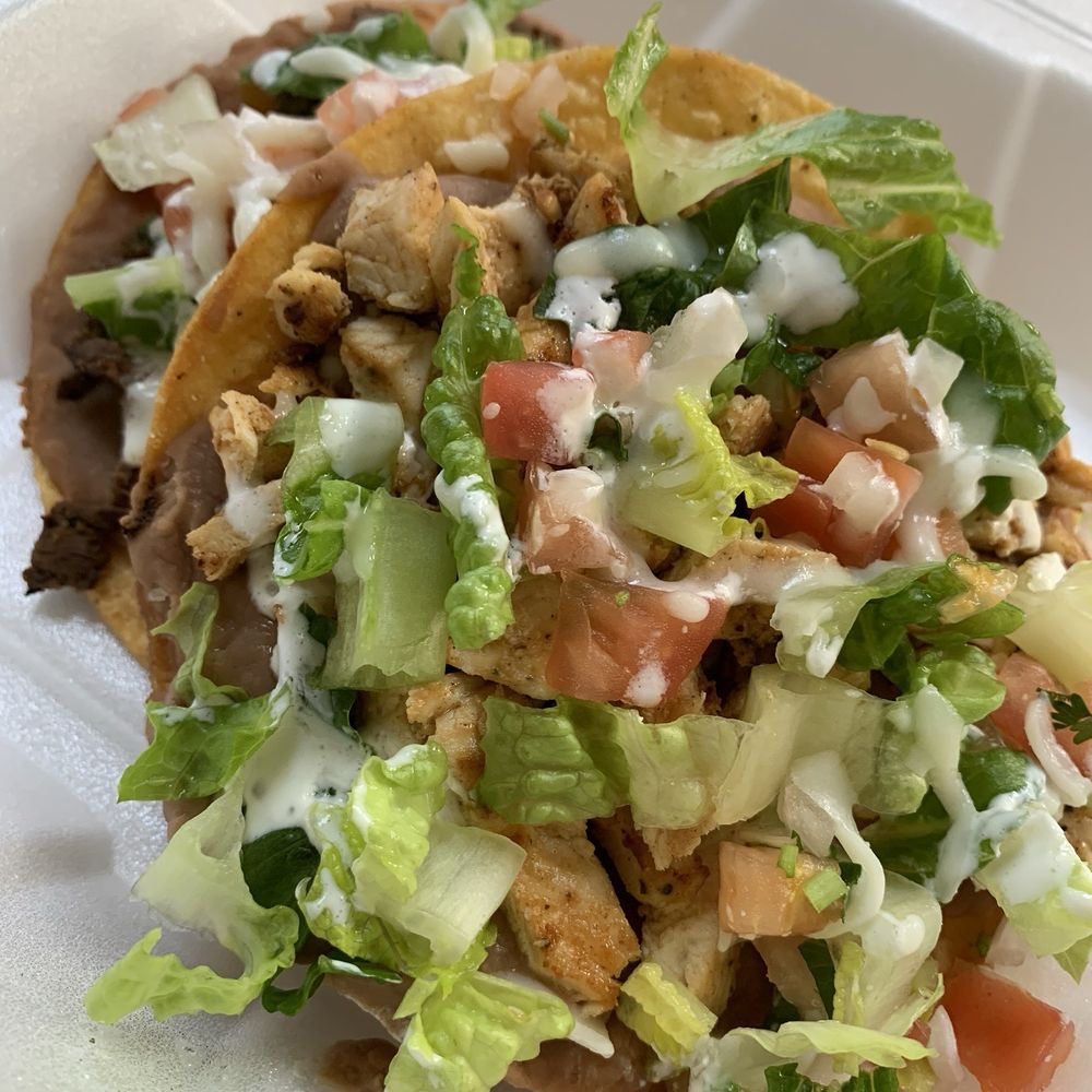 Hashtag Tacos - Chicken Tostada - Mexican Near Me - Wallingford, Connecticut Hashtag Tacos - Chicken Tostada - Mexican Near Me - Wallingford, Connecticut