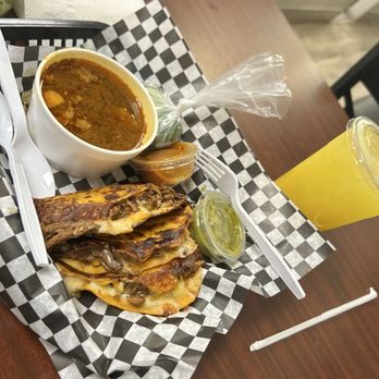 Analilia's Riquezas - All in one combo and pineapple mango agua Fresca - Mexican Near Me - Peoria, Arizona