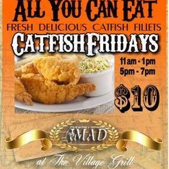 IMAD Village Grill - a flyer for a fish fry - American Near Me - Newport, Arkansas IMAD Village Grill - a flyer for a fish fry - American Near Me - Newport, Arkansas