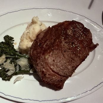 Cultivated F+B - Ribeye with mash potatoes and broccolini - New American Near Me - Houston, Texas Cultivated F+B - Ribeye with mash potatoes and broccolini - New American Near Me - Houston, Texas