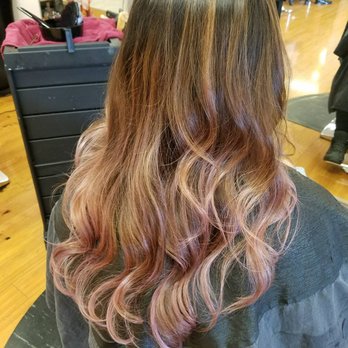 Rainbow Beauty Salon - Rose gold hair done by Jasmine - Hair Salons Near Me - Daly City, California Rainbow Beauty Salon - Rose gold hair done by Jasmine - Hair Salons Near Me - Daly City, California