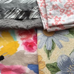 World Wide Missions Consignment Store - My haul: Two curtain panels, two pillowcases, two pillow shams, One heavy shower curtain and four placemats! $12 total